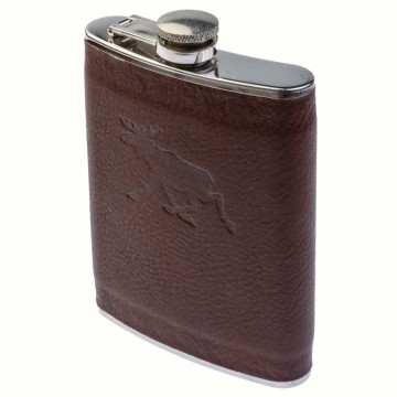 Zakflacon bekleed met Elandleer